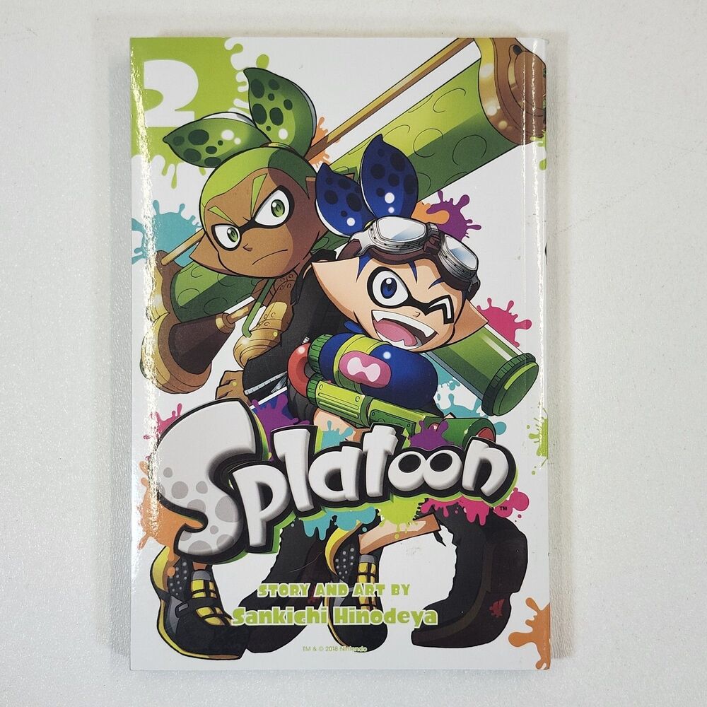 Splatoon Volume 2 Manga Sankiehi Hinodeya Viz Media 2018 Paperback Comic